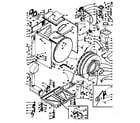 Kenmore 1106509900 base and tank assembly diagram