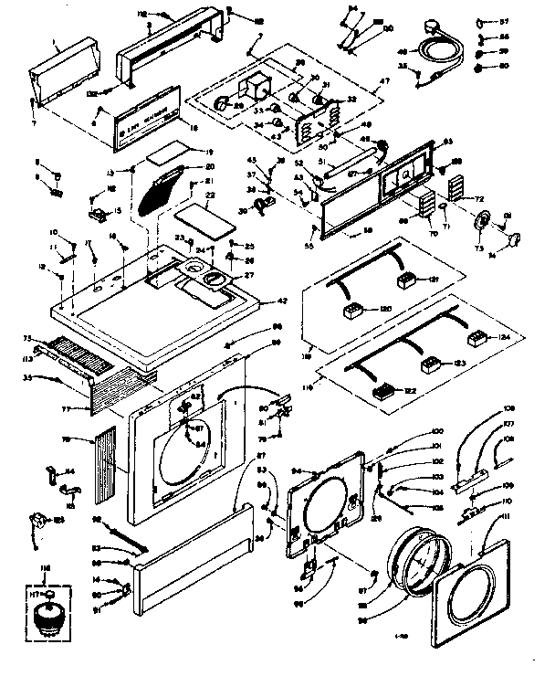 Top and front assembly