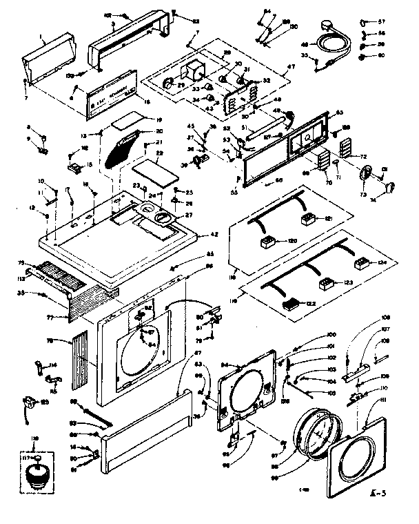 TOP AND FRONT ASSEMBLY