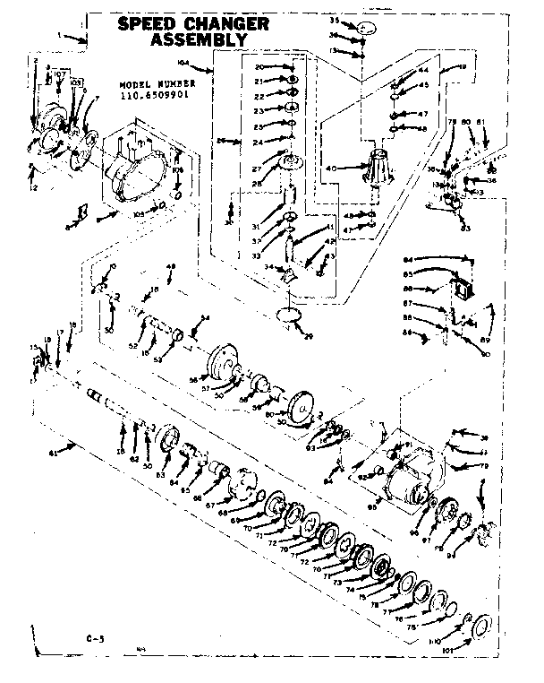 SPEED CHANGER ASSEMBLY