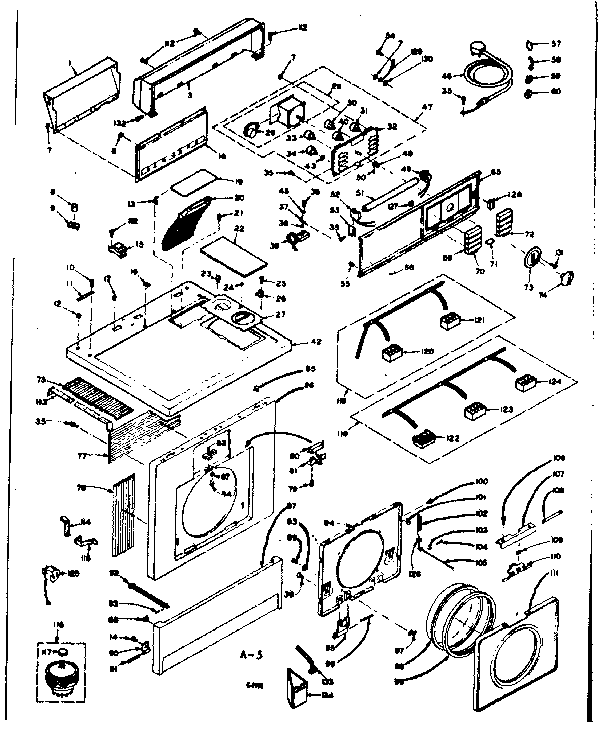 Top and front assembly