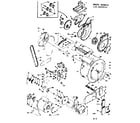 Kenmore 1106509910 blower, cylinder, pump & motor diagram