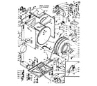 Kenmore 1106509910 base and tank assembly diagram