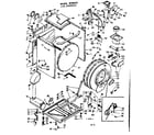 Kenmore 1106509932 base and tank assembly diagram