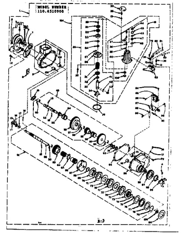 Speed changer assembly