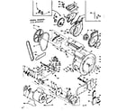 Kenmore 1106510900 blower cyl pump & motor diagram