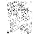 Kenmore 1106510900 top and front assembly diagram