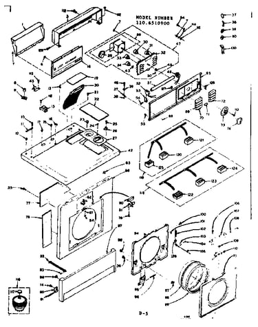 Top and front assembly