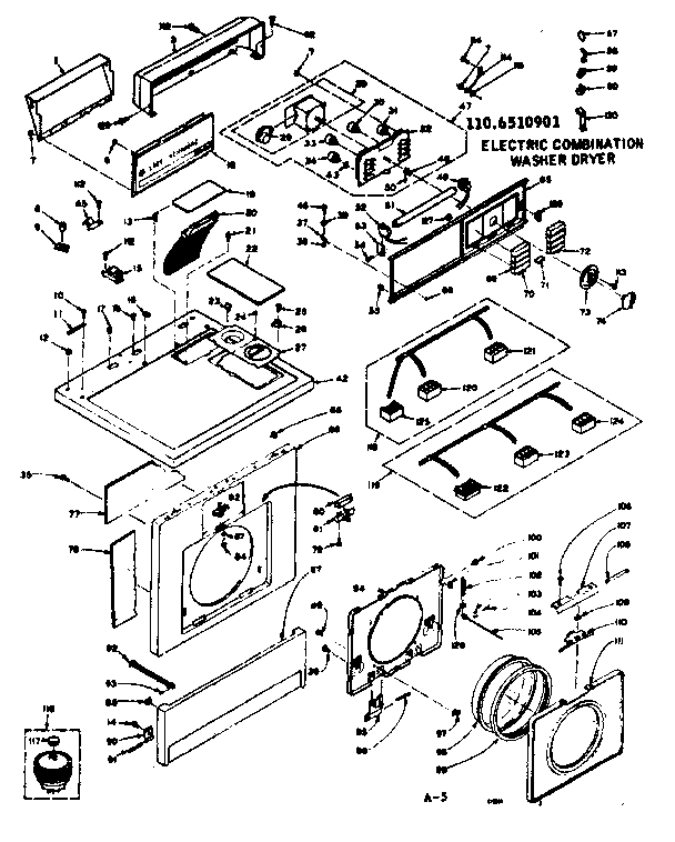 Top and front assembly