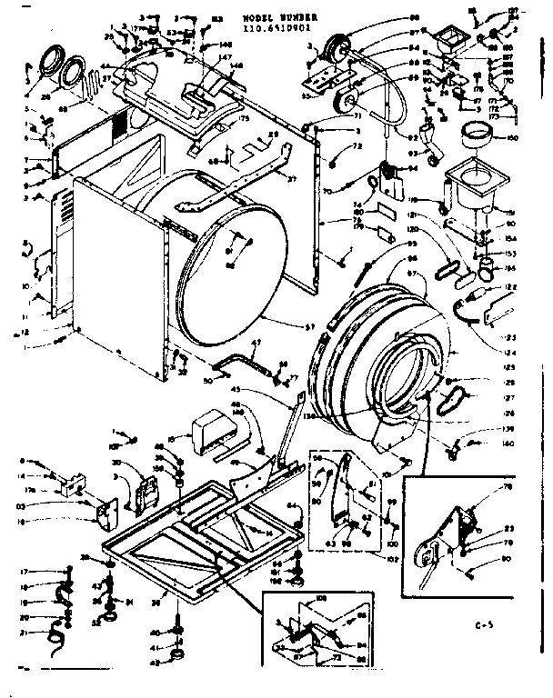 BASE AND TANK ASSEMBLY