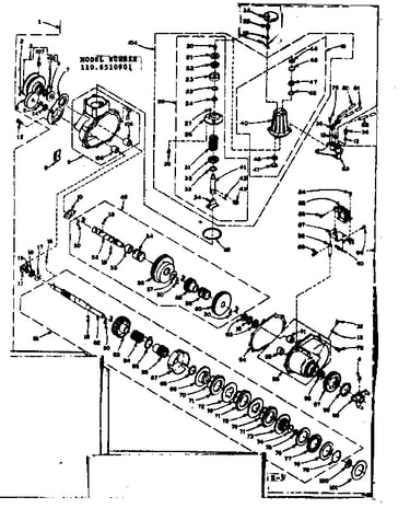 Speed changer assembly