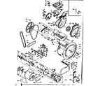 Kenmore 1106510930 blower cylinder pump & motor diagram