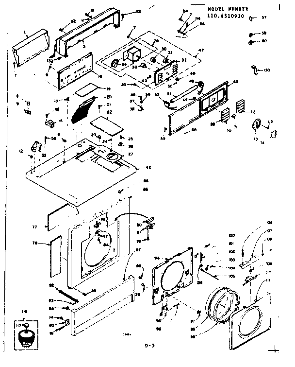 TOP AND FRONT ASSEMBLY