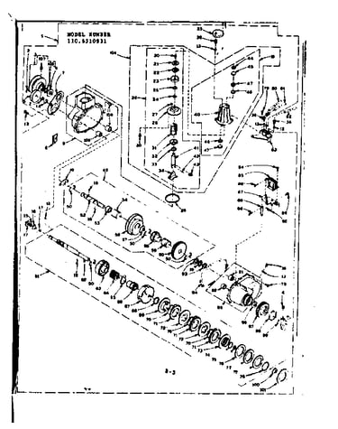 Speed changer assembly