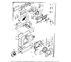 Kenmore 1106510931 top and front assembly diagram