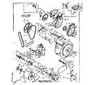 Kenmore 1106510932 blower, cylinder pump & motor diagram