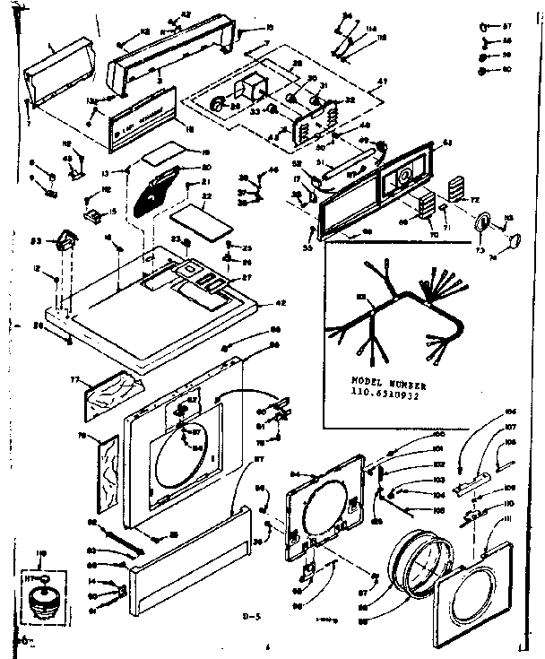 Top and front assembly