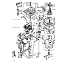 Kenmore 1106515700 machine sub-assembly diagram
