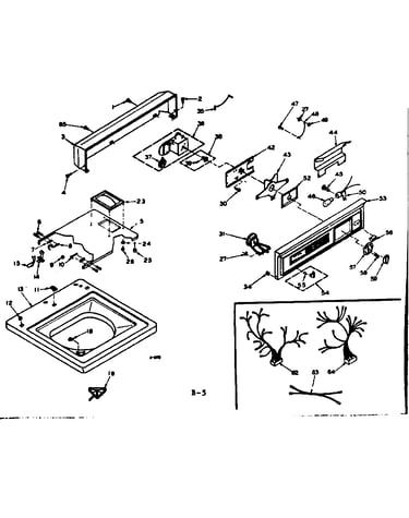 Top and console assembly