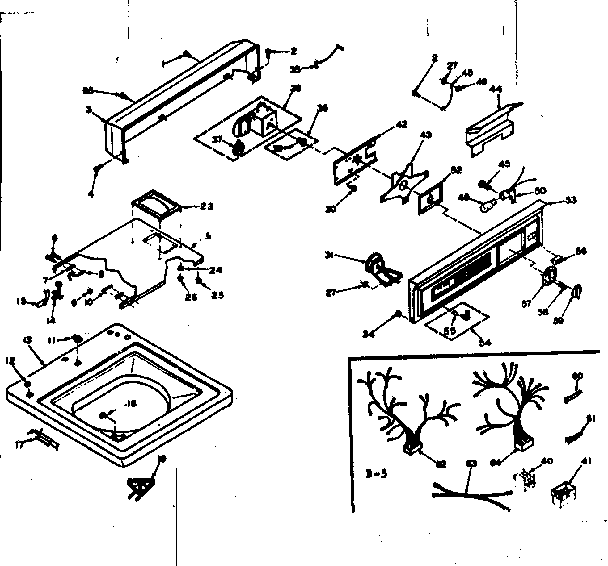 Top and console assembly