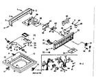 Kenmore 1106515730 top and console assembly diagram