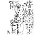 Kenmore 1106515800 machine sub-assembly diagram