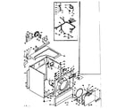 Kenmore 1106517400 machine sub-assembly diagram