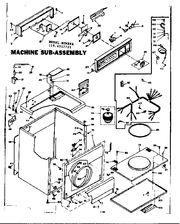 Machine sub-assembly