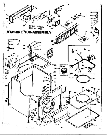 Machine sub-assembly