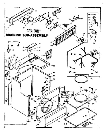 Machine sub-assembly