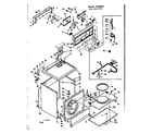 Kenmore 1106517744 machine sub-assembly diagram
