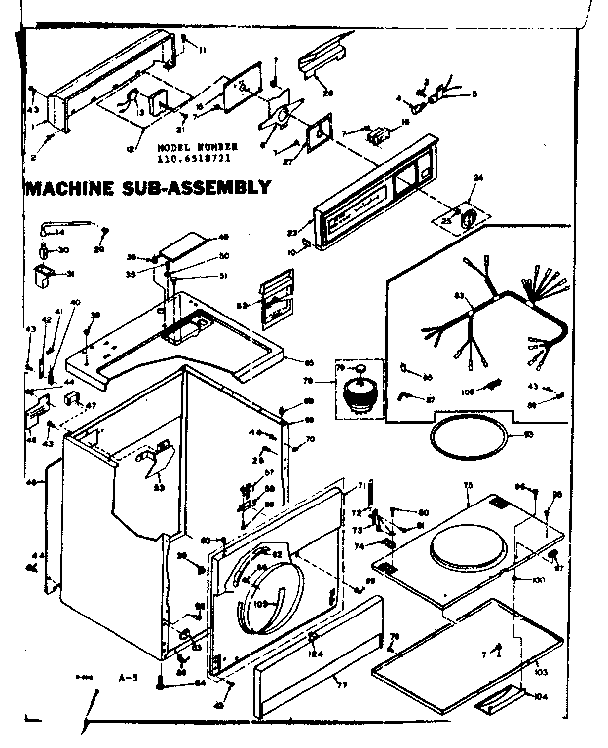 MACHINE SUB-ASSEMBLY