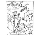 Kenmore 1106518721 machine sub-assembly diagram