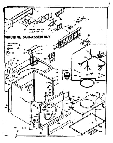 Machine sub-assembly