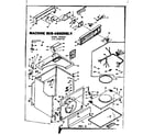 Kenmore 1106518730 machine sub-assembly diagram