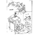 Kenmore 1106518740 machine sub-assembly diagram