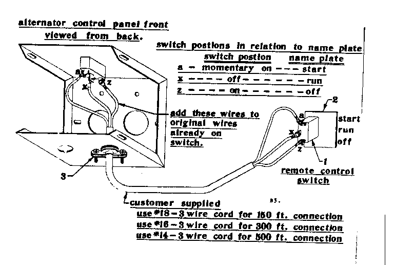 CONNECTING REMOTE CONTROL SWITCH