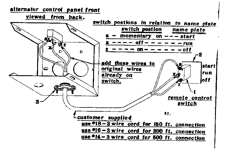 Connecting remote control switch