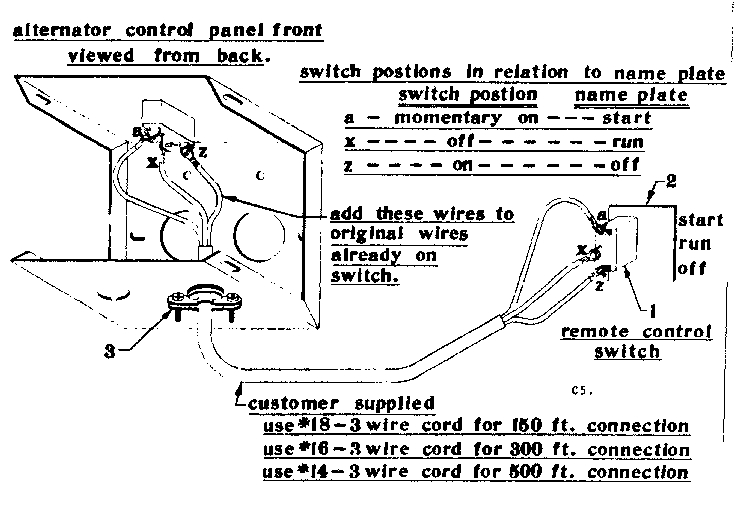 Connecting remote control switch