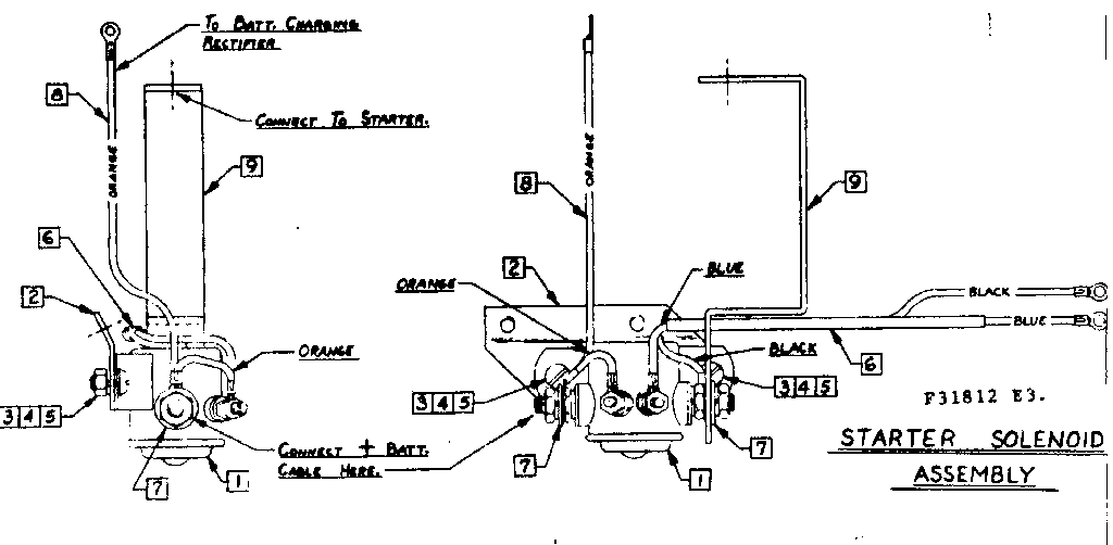 Starter solenoid assembly