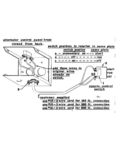 Connecting remote control switch