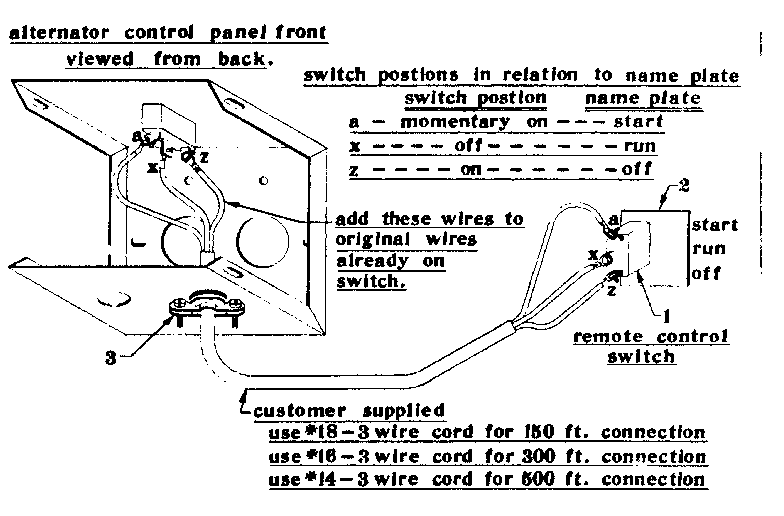 CONNECTING REMOTE CONTROL SWITCH