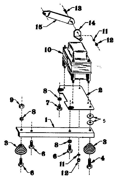 Reactor assembly & engine mounting support