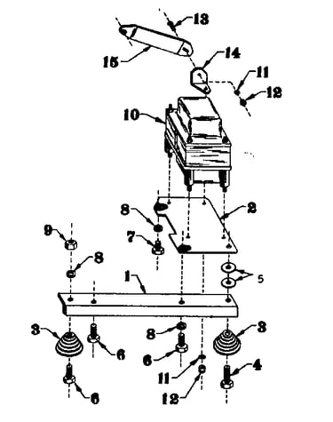 Reactor assembly & engine mounting support
