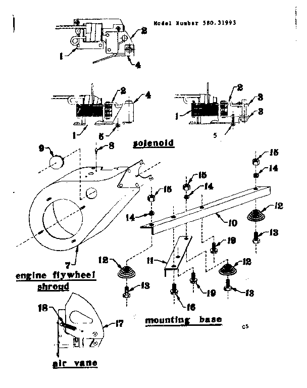 Coil and solenoid assembly