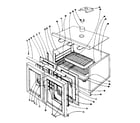 Kenmore 101903610 oven section diagram