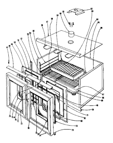 Oven section