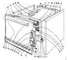 Kenmore 101903610 lower oven section diagram