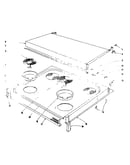 Cook top section