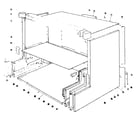 Kenmore 101990630 main structure section diagram